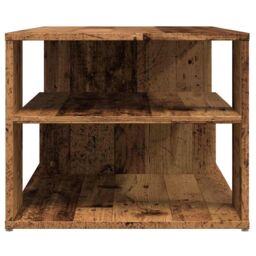 Berkfield Home Coffee Table Old Wood 100x50x40 cm Engineered Wood in Brown - Size: 100 x 50 x 40 cm - thumbnail 5