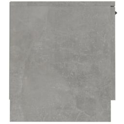 Berkfield Home TV Cabinet Concrete Grey 140x35x40 cm Engineered Wood - Size: 140 x 35 x 40 cm - thumbnail 6