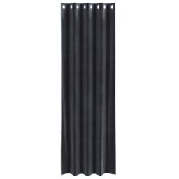 Berkfield Home Blackout Curtains with Eyelets 2 pcs Dark Grey Velvet - thumbnail 3