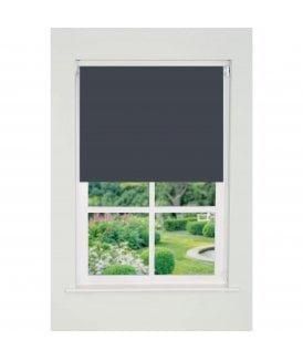 New Edge Blinds Slate Grey Plain Straight Edge Daylight Roller Blind 165cm Drop - Size: 180 cm width x 165 cm drop - image 1