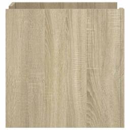 Berkfield Home Decorative Bedside Cabinet Sonoma Oak 45x50x50 cm Engineered Wood in Light Brown - Size: 45 x 50 x 50 cm - thumbnail 5