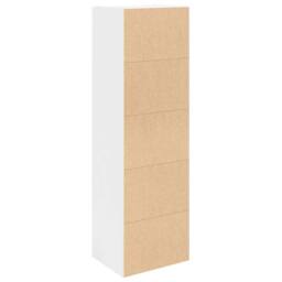 Berkfield Home Durable Bookcase White 31x24x102 cm Engineered Wood - Size: 31 x 24 x 102 cm - thumbnail 7