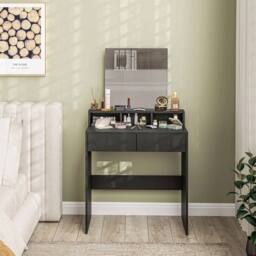 Wyld Haus Merotto Black Dressing Table Mirror - thumbnail 9