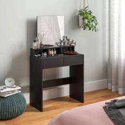 Wyld Haus Merotto Black Dressing Table Mirror - thumbnail 3