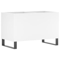 Berkfield Home Record Cabinet White 74.5x38x48 cm Engineered Wood - thumbnail 2