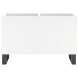 Berkfield Home Record Cabinet White 74.5x38x48 cm Engineered Wood - thumbnail 4