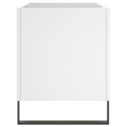 Berkfield Home Record Cabinet White 74.5x38x48 cm Engineered Wood - thumbnail 5