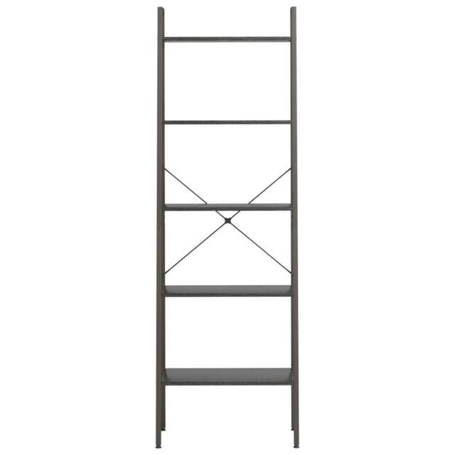 Berkfield Home Practical 5-Tier Standing Shelf Black 56x35x174 cm - Size: 56 x 35 x 174 cm - image 1