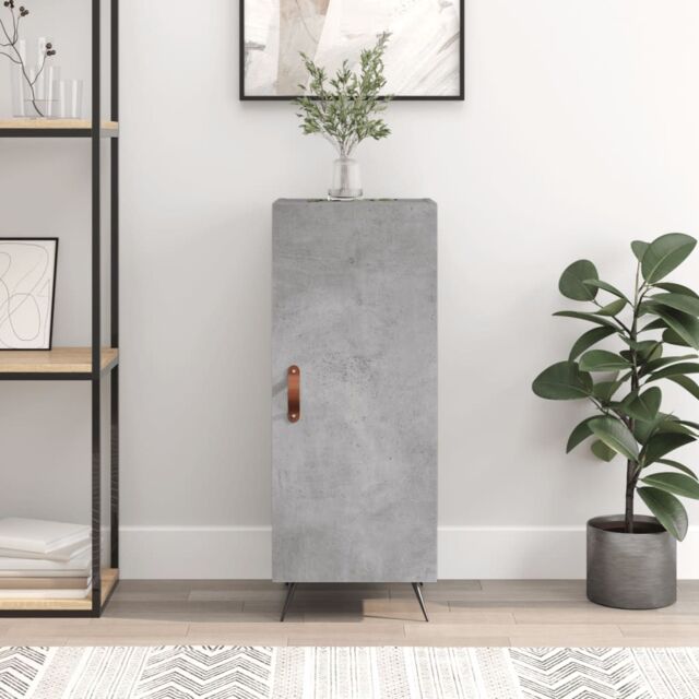 Berkfield Home Sideboard Concrete Grey 34.5x34x90 cm Engineered Wood - image 1