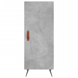 Berkfield Home Sideboard Concrete Grey 34.5x34x90 cm Engineered Wood - thumbnail 6
