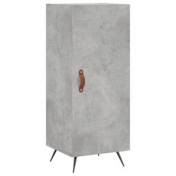 Berkfield Home Sideboard Concrete Grey 34.5x34x90 cm Engineered Wood - thumbnail 2