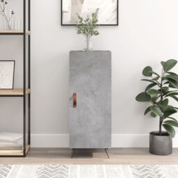 Berkfield Home Sideboard Concrete Grey 34.5x34x90 cm Engineered Wood - thumbnail 1