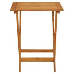Berkfield Home 3 Piece Bistro Set Leaf Pattern Fabric & Solid Wood in Tan - thumbnail 6