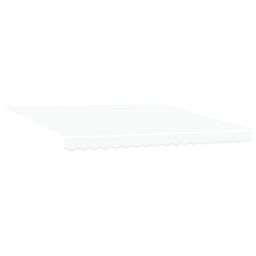 Berkfield Home Manual Retractable Awning with LED White 400x300 cm - thumbnail 4
