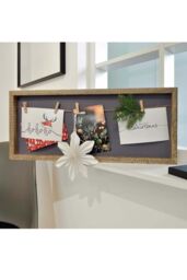 "nielsen Accent Photo Collage Frame for 4 Pictures 3.5x5"" With Clothesline & 4 Clips - Natural" - thumbnail 2