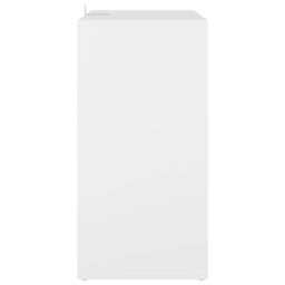 Berkfield Home Shoe Cabinet White 60x35x70 cm Engineered Wood - Size: 60 x 35 x 70 cm - thumbnail 6