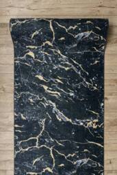 RugsX Anti-Slip Lotus Runner in Black - Size: 80 cm x 210 cm - thumbnail 4