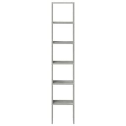 Berkfield Home Bookcases 2 pcs Stackable Concrete Grey 30x30x80 cm Engineered Wood - Size: 30 x 30 x 80 cm - thumbnail 4
