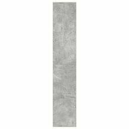 Berkfield Home Bookcases 2 pcs Stackable Concrete Grey 30x30x80 cm Engineered Wood - Size: 30 x 30 x 80 cm - thumbnail 5