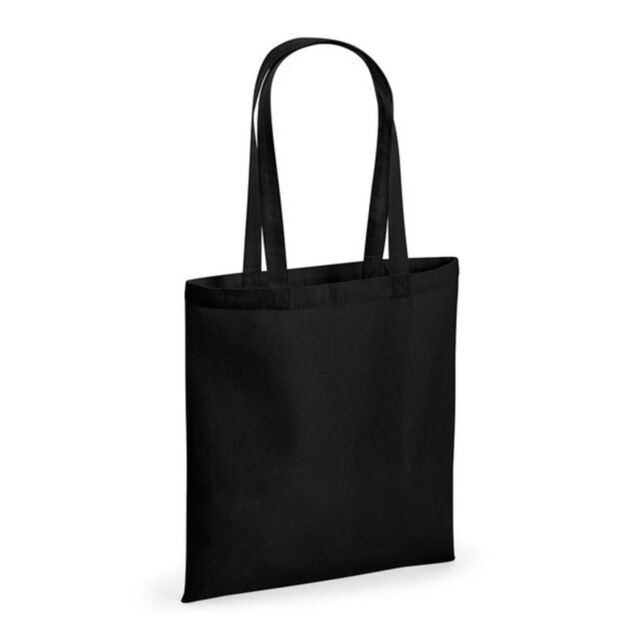 Westford Mill Cotton Tote Bag in Black - image 1