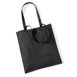 Westford Mill Cotton Tote Bag in Black - thumbnail 5
