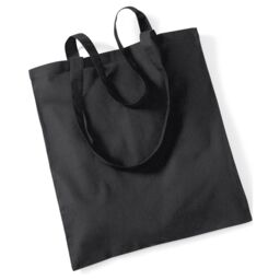 Westford Mill Cotton Tote Bag in Black - thumbnail 3
