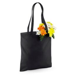 Westford Mill Cotton Tote Bag in Black - thumbnail 2