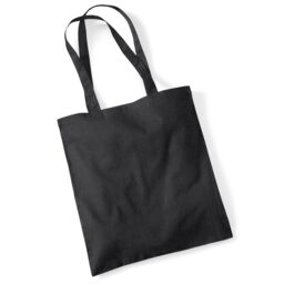 Westford Mill Cotton Tote Bag in Black - thumbnail 4