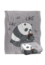 Cartoon Network We Bare Bears Like Like Like Silky Touch Super Soft Throw Blanket 152 X 127 cm in White - thumbnail 2