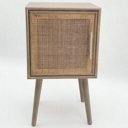 Minster Bedside Table - Wood - L40 x W40 x H70 cm in Brown - Size: 1 Pack - thumbnail 2