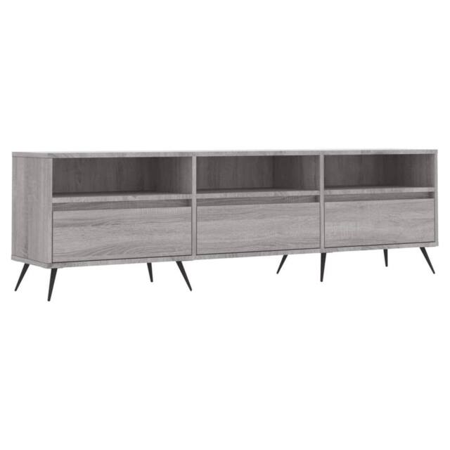 Berkfield Home TV Cabinet Grey Sonoma 150x30x44.5 cm Engineered Wood - image 1