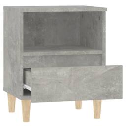 Berkfield Home Bedside Cabinets 2 pcs Concrete Grey 40x35x50 cm - Size: 40 x 35 x 50 cm - thumbnail 8