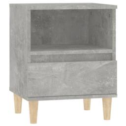 Berkfield Home Bedside Cabinets 2 pcs Concrete Grey 40x35x50 cm - Size: 40 x 35 x 50 cm - thumbnail 6