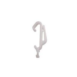 New Edge Blinds Pack of 10 Plastic Sliding Curtain Track Hook Gliders in White
