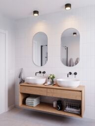 Nordlux Modern Indoor Surface Downlight Black Metal Intergrated LED 3-Level Dimming - Mains Powered, IP44 - thumbnail 7