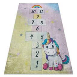 RugsX Bambino Rug in Pink - Size: 80 cm x 150 cm - thumbnail 1