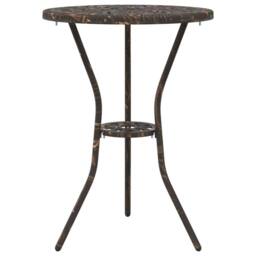 Berkfield Home Traditional Bronze Cast Aluminium Small Durable Outdoor Dining Set - thumbnail 5