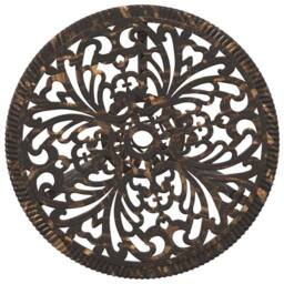Berkfield Home Traditional Bronze Cast Aluminium Small Durable Outdoor Dining Set - thumbnail 8
