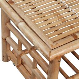 Berkfield Home Table Coffee Table Bamboo 90x50x45 cm in Brown - Size: 90 x 50 x 45 cm
