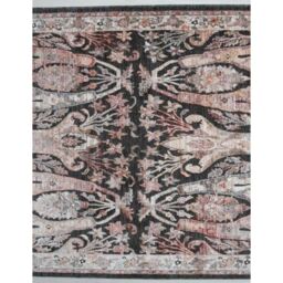 The Rug Shop UK Black Traditional Abstract Polypropylene Easy To Clean Rug - Size: 200 cm x 290 cm - thumbnail 1