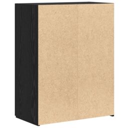 Berkfield Home Office Cabinet - Black Oak, 60 x 32 x 77.5 cm, Engineered Wood - Size: 60 x 32 x 77.5 cm - thumbnail 8