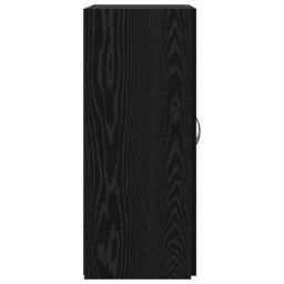 Berkfield Home Office Cabinet - Black Oak, 60 x 32 x 77.5 cm, Engineered Wood - Size: 60 x 32 x 77.5 cm - thumbnail 7