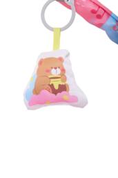 H&O Direct Baby Animal Activity Play Mat with Hanging Sensory Toys in Pink - thumbnail 9