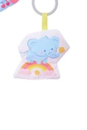 H&O Direct Baby Animal Activity Play Mat with Hanging Sensory Toys in Pink - thumbnail 8