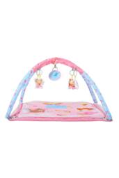 H&O Direct Baby Animal Activity Play Mat with Hanging Sensory Toys in Pink - thumbnail 6