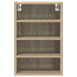 Berkfield Home Hanging Cabinet Sonoma Oak 40x29.5x60 cm Engineered Wood in Light Brown - thumbnail 4