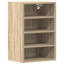 Berkfield Home Hanging Cabinet Sonoma Oak 40x29.5x60 cm Engineered Wood in Light Brown - thumbnail 3