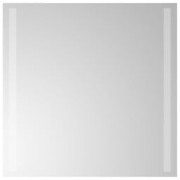 Berkfield Home LED Bathroom Mirror 50x50 cm in Clear - thumbnail 2