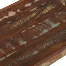 Berkfield Home Bench Multicolour Solid Reclaimed Wood 100 x 35 x 45 cm - thumbnail 7