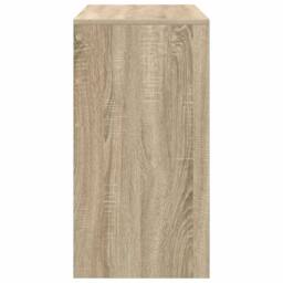 Berkfield Home Writing Desk Sonoma Oak Engineered Wood 90 x 40 x 76 cm in Light Tan - thumbnail 6